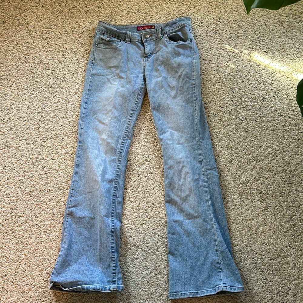So low waisted flare jeans